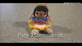 🌺 Muñequita Otomí Amigurumi Parte3