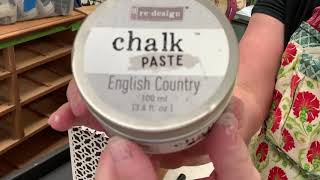 How to use Redesign Chalk Paste with the Stick n’ Style Stencil