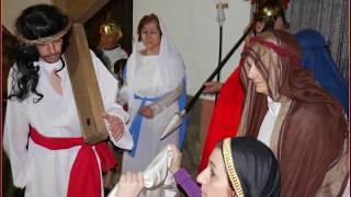 Semana Santa 2018 Procesión del silencio cuadros vivientes teatralizados Madrigal de la VEra