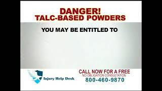 INJURY HELP DESK TV SPOT TALCUM BASED POWDERS ISPOT.TV