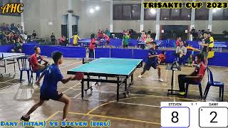 Steven (Vortex Jember) Vs Dany (TriSakti Bondowoso). 1/4 KU 19 Tri Sakti Cup 2023, Bondowoso