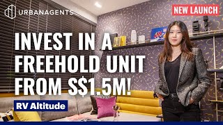 RV Altitude | Freehold Project Perfect For Investments! Under S$2M For A 2BR Dual Key Unit! 新加坡豪宅