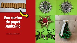 11 IDEAS NAVIDEÑAS CON TUBOS DE CARTÓN