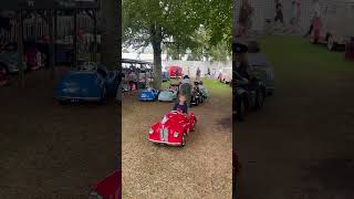 Austin J40 pedal cars at Goodwood Revival 2023