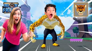 EM BUSCA DO PODER SUPREMO DO LEOPARDO NO BLOX FRUITS - ROBLOX FAMÍLIA ROCHA