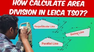 How calculate Area Division in Leica TS07?