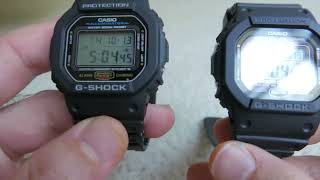 Casio Men's G-Shock Quartz Watch with Resin Strap, Black, 20 (Model: DW5600E-1V)