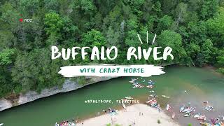 Buffalo River Float with Crazy Horse in Waynesboro, TN. Packed Saturday on the River