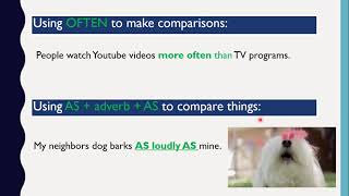 Comparative and Superlative Adverbs