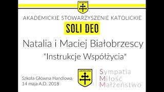 Instrukcje Współżycia – Natalia i Maciej Białobrzescy