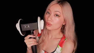 ASMR with New 3Dio Mic (Mouth Sounds, Ear Massage)