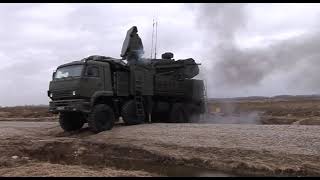 The Pantsir-C1 complex fired