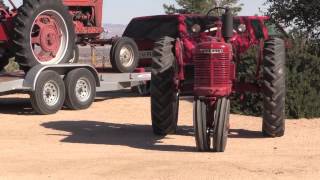 FARMALL H IN THE GARAGE