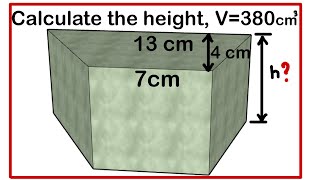 Length of a trapezoidal prism