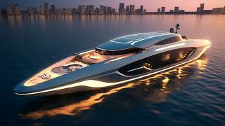 Modern Large Yacht Ship Design Concepts