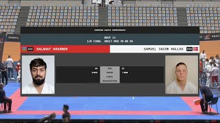 WKO EC   Salahat Hasanov [Aze] vs Samuel Jacob Hallas [Den]  8/1 Valencia Spain 2024