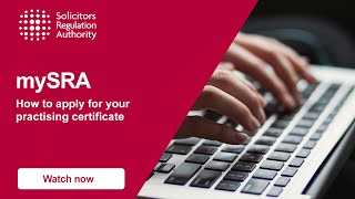 How to apply for your practising certificate