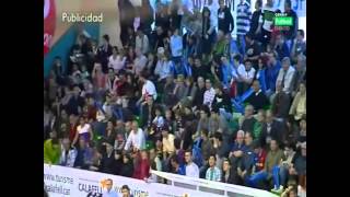 FC Barcelona vs Real Madrid Liga Placo de fútbol indoor 2010 - Gol de Alfonso