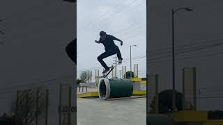 Kickflip over can