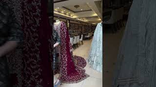 @sakshisindhi Long anarkali trail pakistani wedding Gown handwork New Bollywood Dress #wedding