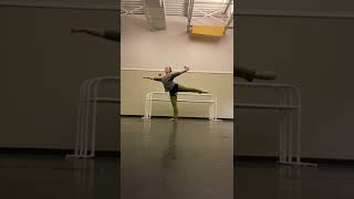 my back was so tired during this lol 😅😅 #ballerina #ballet #youtubeshorts #pointe #dance #dancer