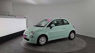 2019 Fiat 500 1.2 3DR Auto Green