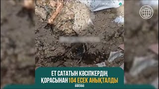 ЕТ САТАТЫН КӘСІПКЕРДІҢ ҚОРАСЫНАН 104 ЕСЕК АНЫҚТАЛДЫ