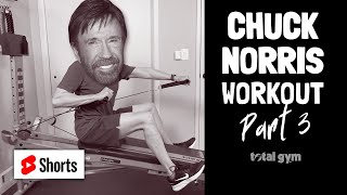 Total Gym CHUCK NORRIS Full Body Workout - Reverse Grip Triceps Kickback #shorts #totalgym