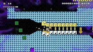 暗い地下でSPEDE RUN 100s [in the dark basement] by パンパースα [Panpasu a] 🍄Super Mario Maker 2 ✹Switch✹ #cwi