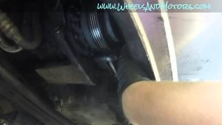 How to replace auxiliary belts on Skoda Superb 3U / VW Passat B5