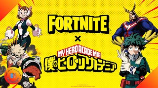 Fortnite x MY HERO ACADEMIA LIVE (New Skins, Challenges, Etc.) | VOD