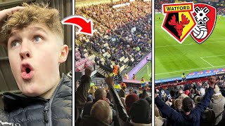 Watford FC vs Rotherham United *VLOG* SCENES as THE MILLERS GET a POINT AWAY FROM HOME!!!