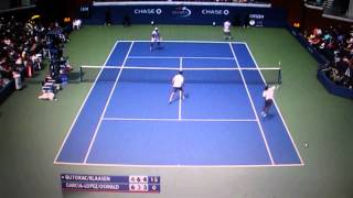 Butorac/Klaasen v Garcia-Lopez/Oswald, R3, US Open 2014