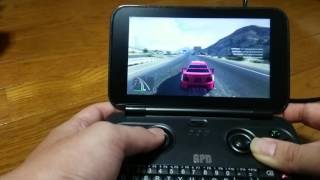 GTA Online with Steam In-Home Streaming on GPD WIN (5.5 inch Windows 10 PC)