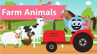 Kids Learning |  Learn Farm Animals Names And Sounds