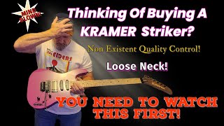 Kramer Striker Unboxing: Multiple Quality Control Issues Found - Sharp Frets, Loose Neck, and More!