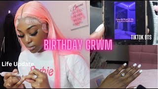 BIRTHDAY GRWM | 17th bday, life catch up, TikTok behind the scenes manicure, etc. |LEXAA NAILSS|