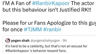 😱 Shocking : Rude🖕Ranbir throws a fan's📱phone while the fan was trying to take a selfie🤳with him