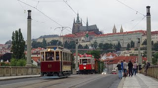 Tramvajový průvod Prahou - 130 let elektrické dráhy v Praze 18.7.2021