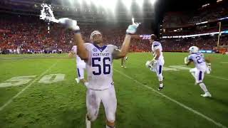 UK Linebacker Kash Daniel Goes "Stone Cold" After Win Over Florida!