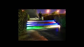 Lampara exterior de Escaleras x6 Foco Led Solar con Sensor