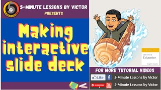 How to Make an Interactive Slide Deck (Bitmoji and Google Slides)