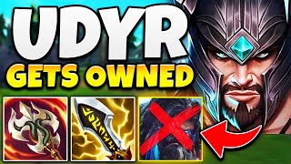 I beat this Diamond Udyr player so bad he had to find a new main... (LITERAL ABUSE)