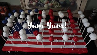 Memorial Day Cake Pops