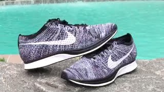 Black White "Oreo" Nike Flyknit Racer In Depth Review