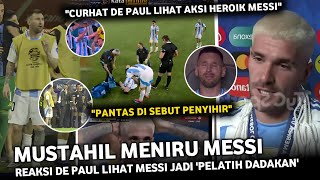 'Pantas Di Sebut Penyihir'| Reaksi Natural De Paul Lihat Perjuangan Messi Menjadi Pelatih Dadakan