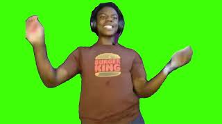 iShowSpeed Throws Headset Just Dance Meme Template Greenscreen