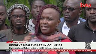 LIVE| Devolve healthcare and counties