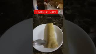 Pinoy Suman at kape solve na ang tiyan lol