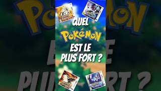 QUEL Pokémon est LE PLUS FORT DANS la 7G ? (selon les stats de base)